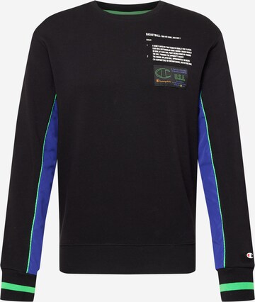 Champion Authentic Athletic Apparel - Sudadera en negro: frente