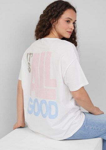 T-shirt QS en blanc