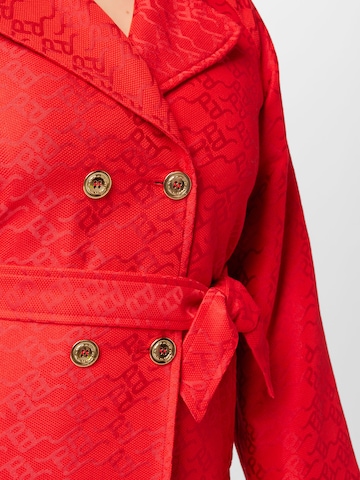 PINKO Between-Seasons Coat in Red