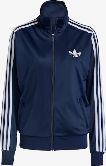 ADIDAS ORIGINALS Sweatjakke 'Adicolor Classic Firebird' i mørkeblå / hvid, Produktvisning