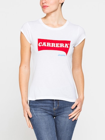 Carrera Jeans Shirt 'Logo'‌‌‌‌‌‌ in Weiß
