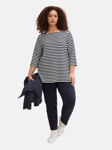 Tom Tailor Women + Sweatshirt in Blauw