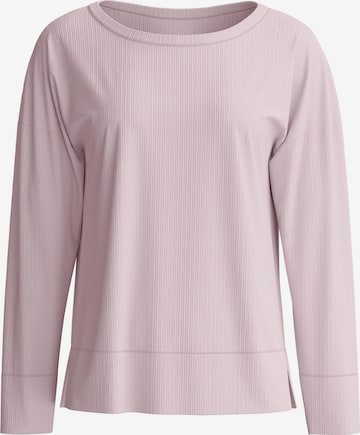CALIDA Slaapshirt 'Feminine Lounge' in Lila: voorkant