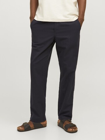 Loosefit Pantalon chino JACK & JONES en beige : devant