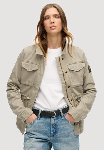 Superdry Tussenjas 'Military M65' in Beige: voorkant
