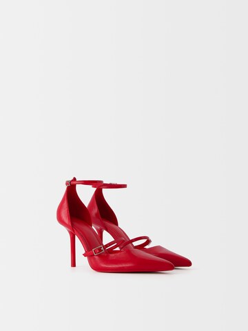 Bershka Slingback Pumps in Red