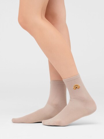 CALZEDONIA Socks in Beige: front
