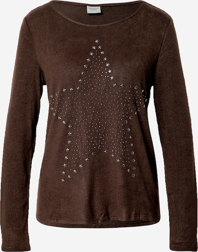 JDY Shirts 'SARA TONSY' i brun / sølv, Produktvisning