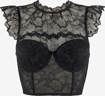 LASCANA - Soutien em preto: frente