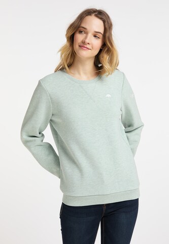 Schmuddelwedda Sweatshirt 'Yasanna' in Groen: voorkant