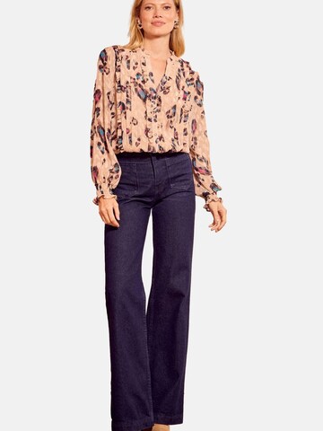 love & roses Bluse in Beige: Vorderseite