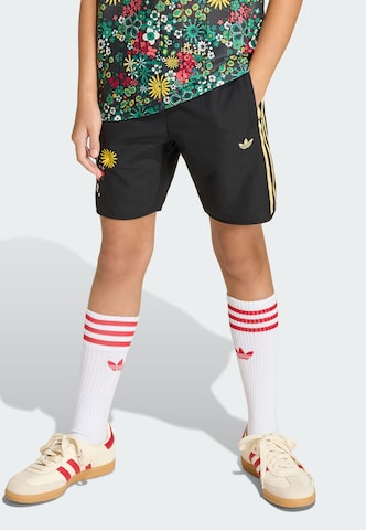 ADIDAS ORIGINALS - regular Pantalón 'Adidas Originals x Liberty London' en negro: frente