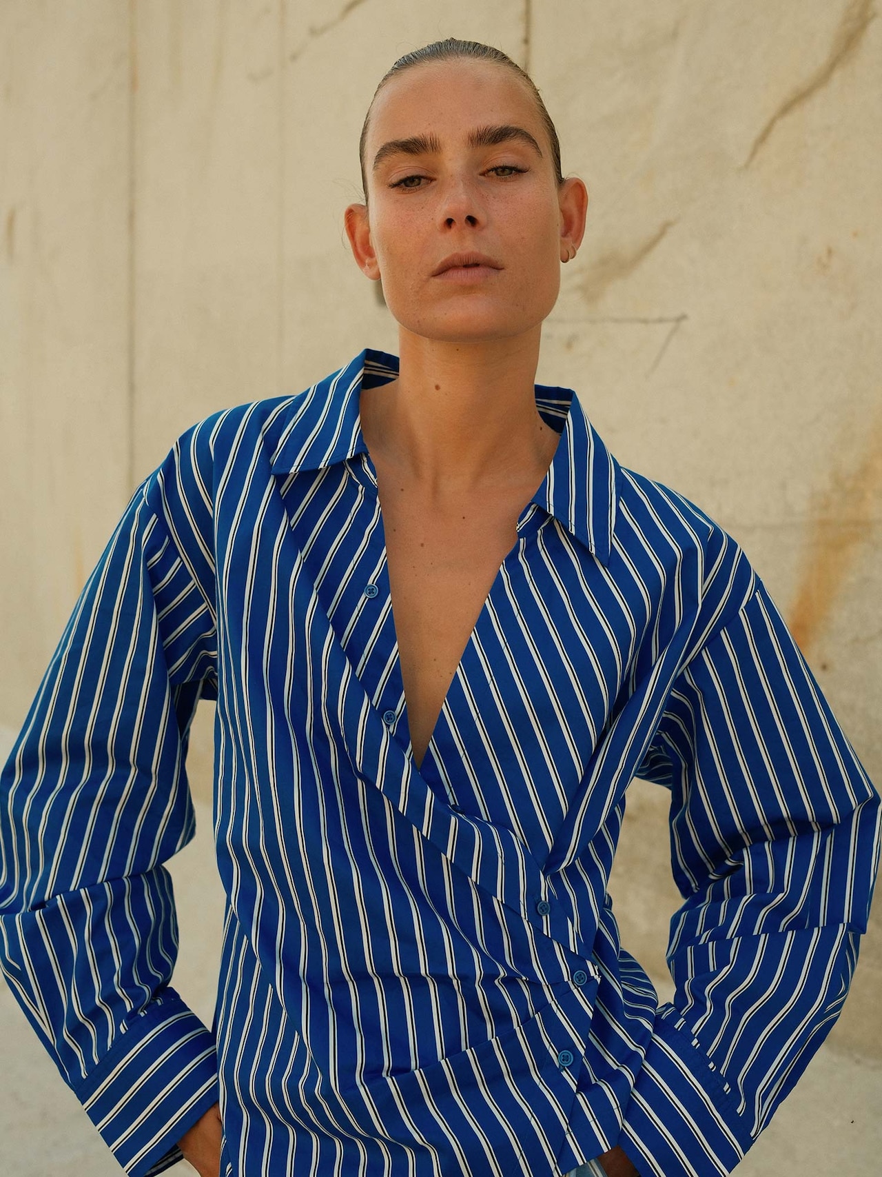 EDITED Nouveautés Chemisier 'Lillith' bleu