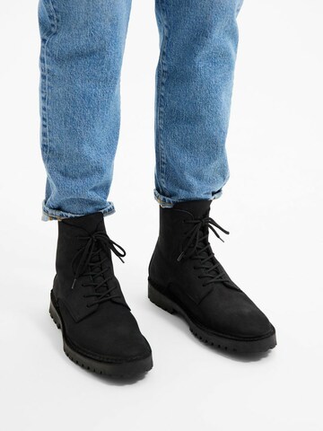 Bottines à lacets 'Ricky' SELECTED HOMME en noir