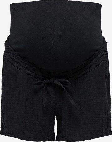 Regular Pantalon Only Maternity en noir : devant
