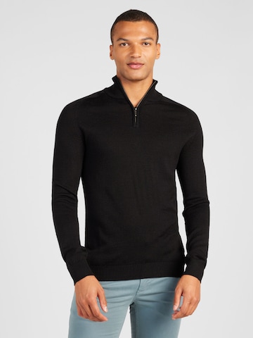 Bruun & Stengade Sweater 'Pelle' in Black: front