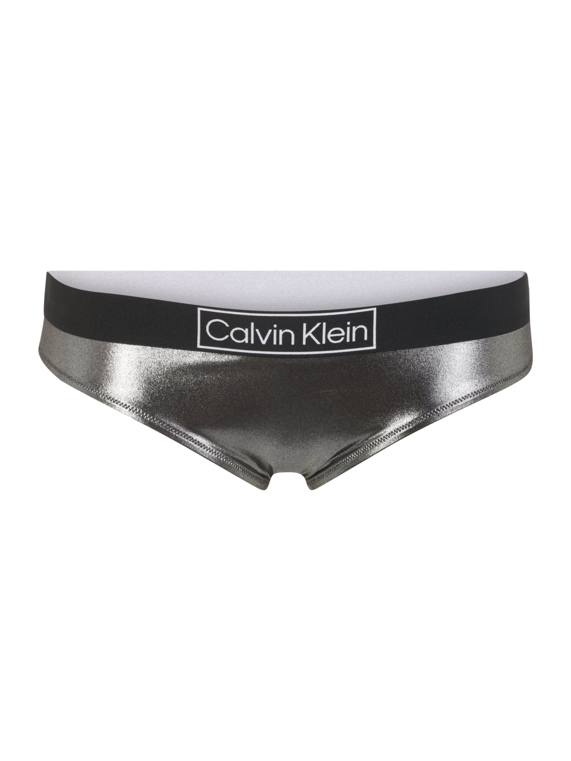 Calvin Klein Swimwear Plus Bikiinipüksid, värv hall: eest vaates