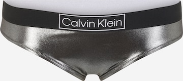 Calvin Klein Swimwear Plus Bikinibroek in Grijs: voorkant