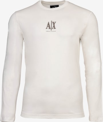 T-Shirt ARMANI EXCHANGE en blanc : devant