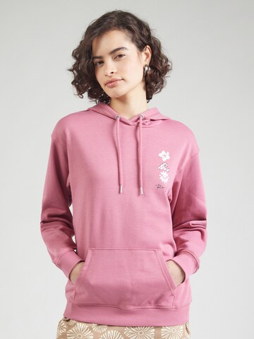 ROXY Sweatshirt 'SURFSTOK' in Roze: voorkant