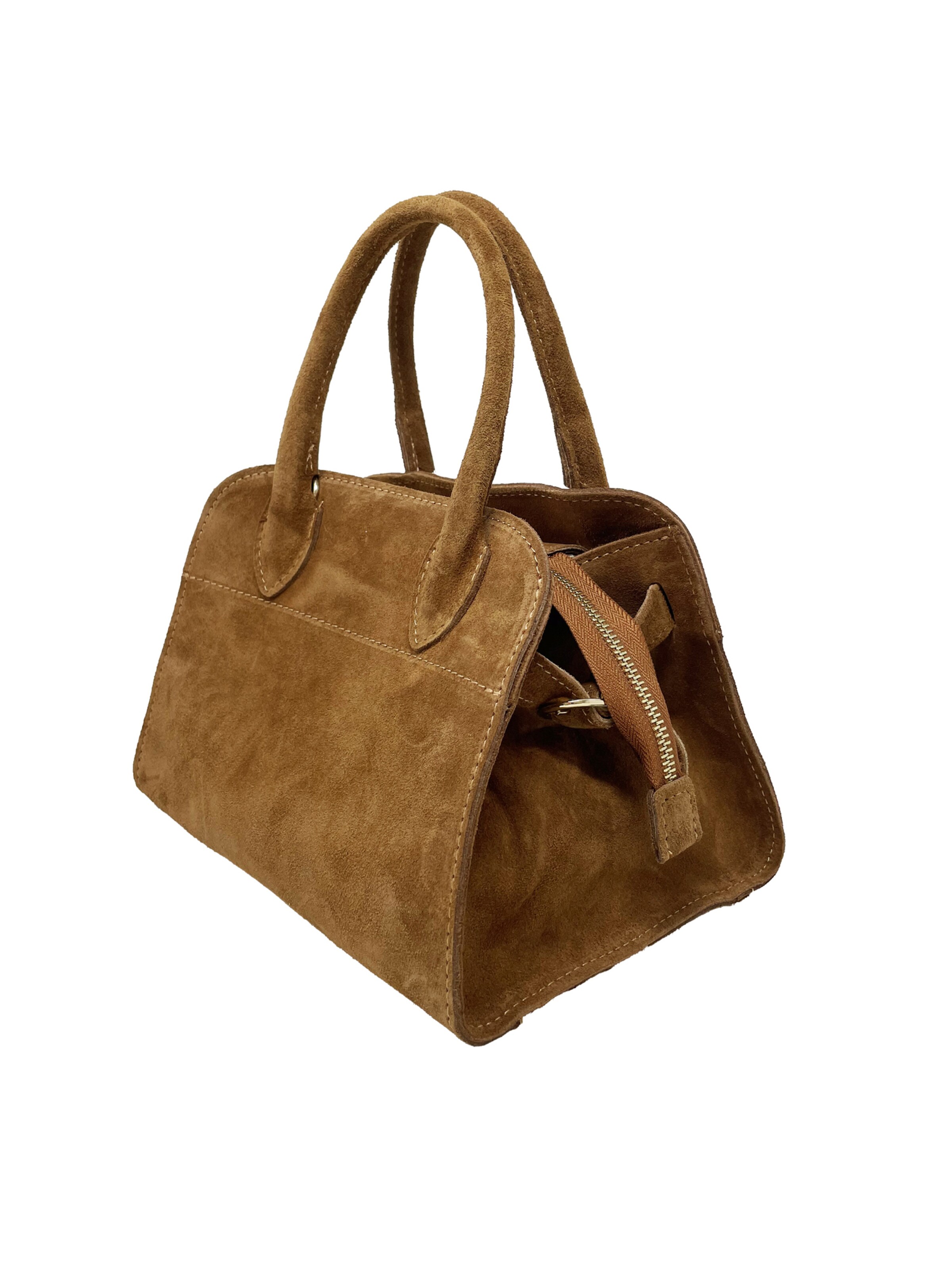 CHICCA BORSE Handtas in Bruin