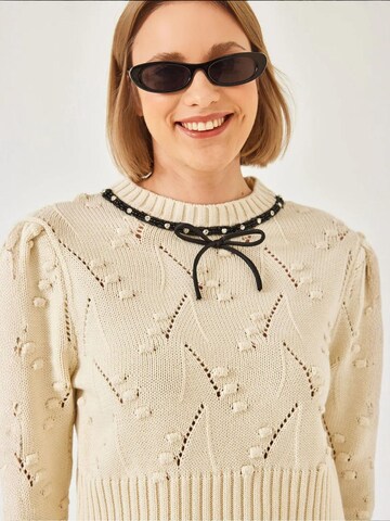 Pull-over 'Pullover' Bianco Lucci en blanc