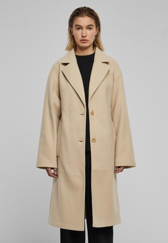 Urban Classics Between-Seasons Coat in Beige: front