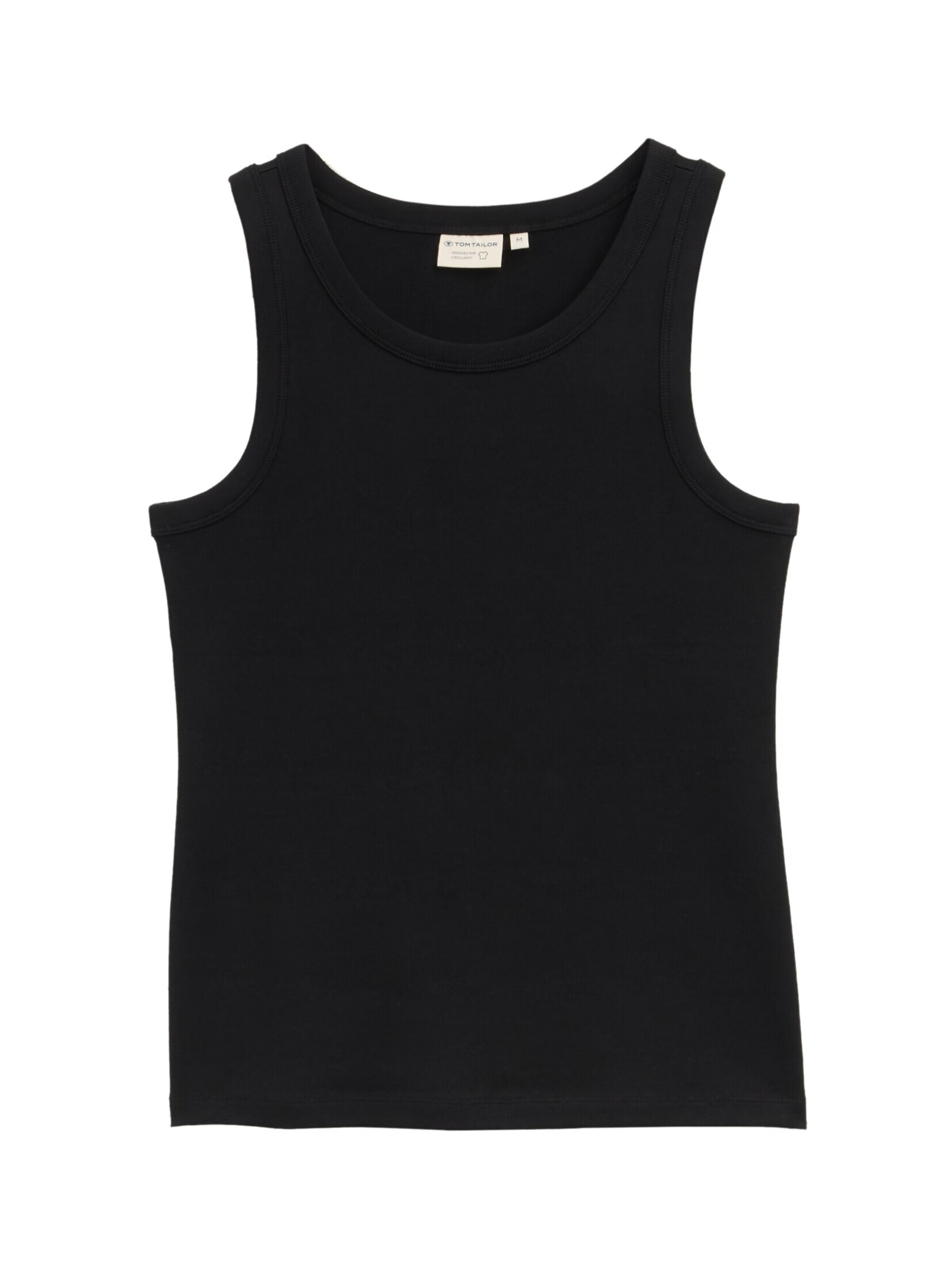 TOM TAILOR Top in Schwarz: Vorderseite