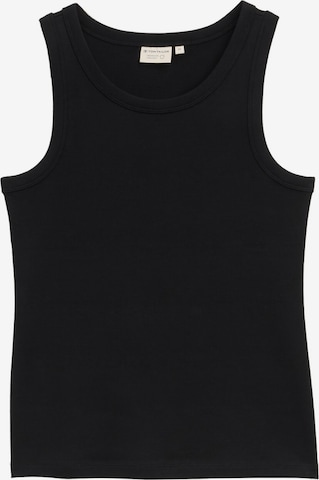 TOM TAILOR Top in Zwart: voorkant