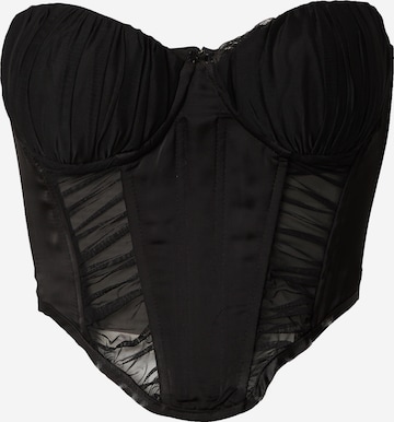 MisspapTop - crna boja: prednji dio