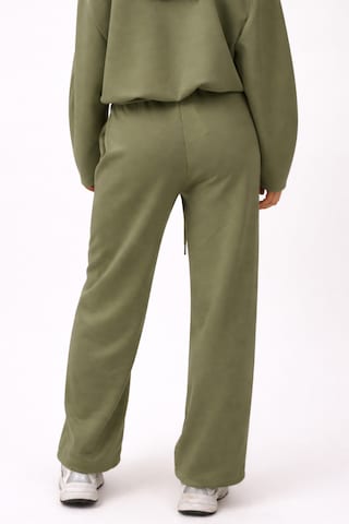 Wide Leg Pantalon Elara en vert
