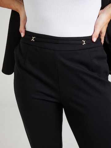 ONLY Carmakoma - Pierna ancha Pantalón 'CARGoldtrash' en negro