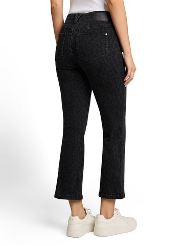 TOM TAILOR Flared Jeans 'Romy' in Zwart