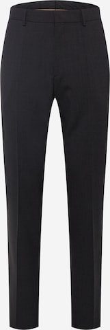 BOSS Обычный Плиссированные брюки 'Lenon' в Серый: спереди