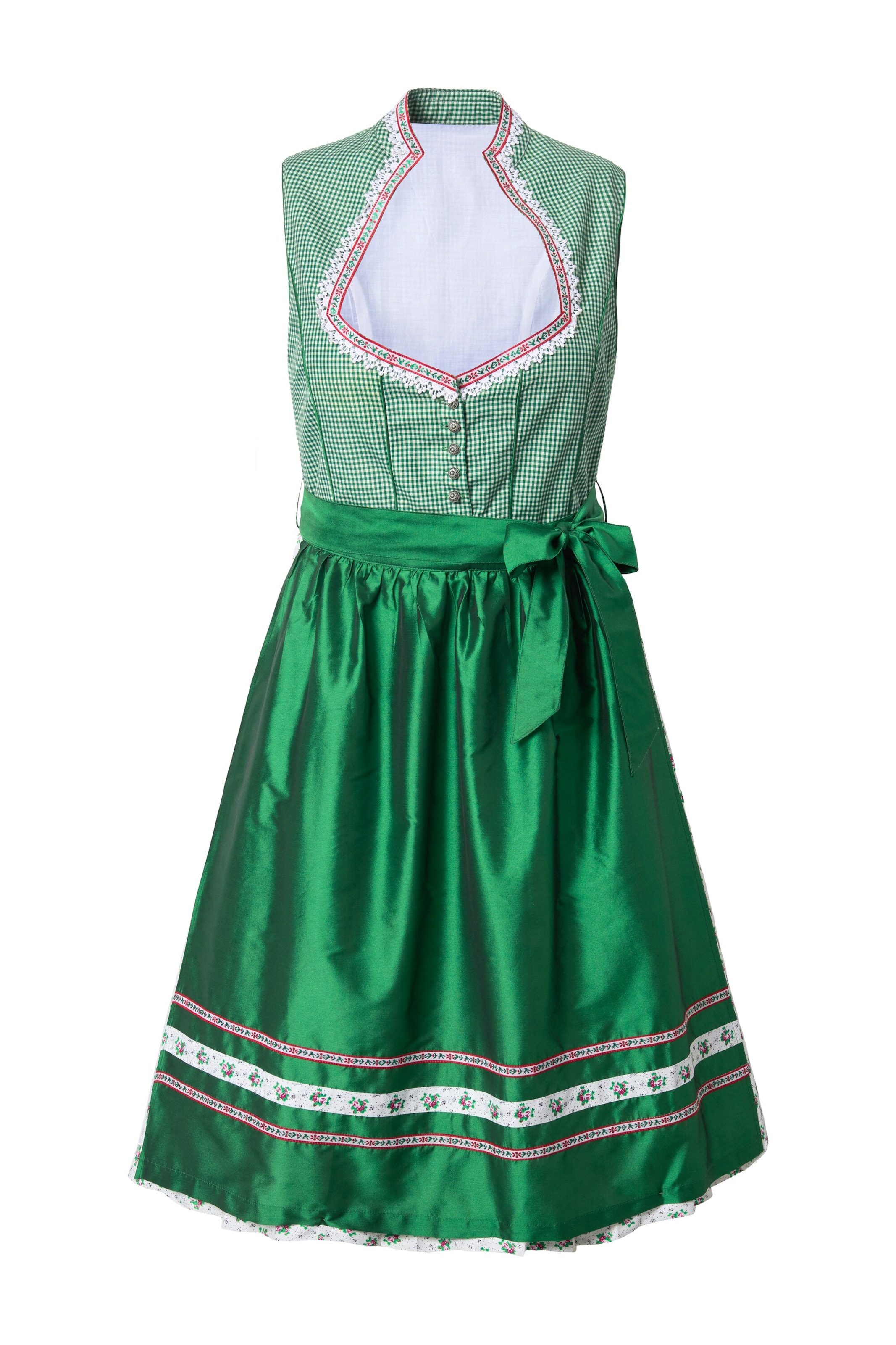 Ulla Popken Dirndl in Groen: voorkant
