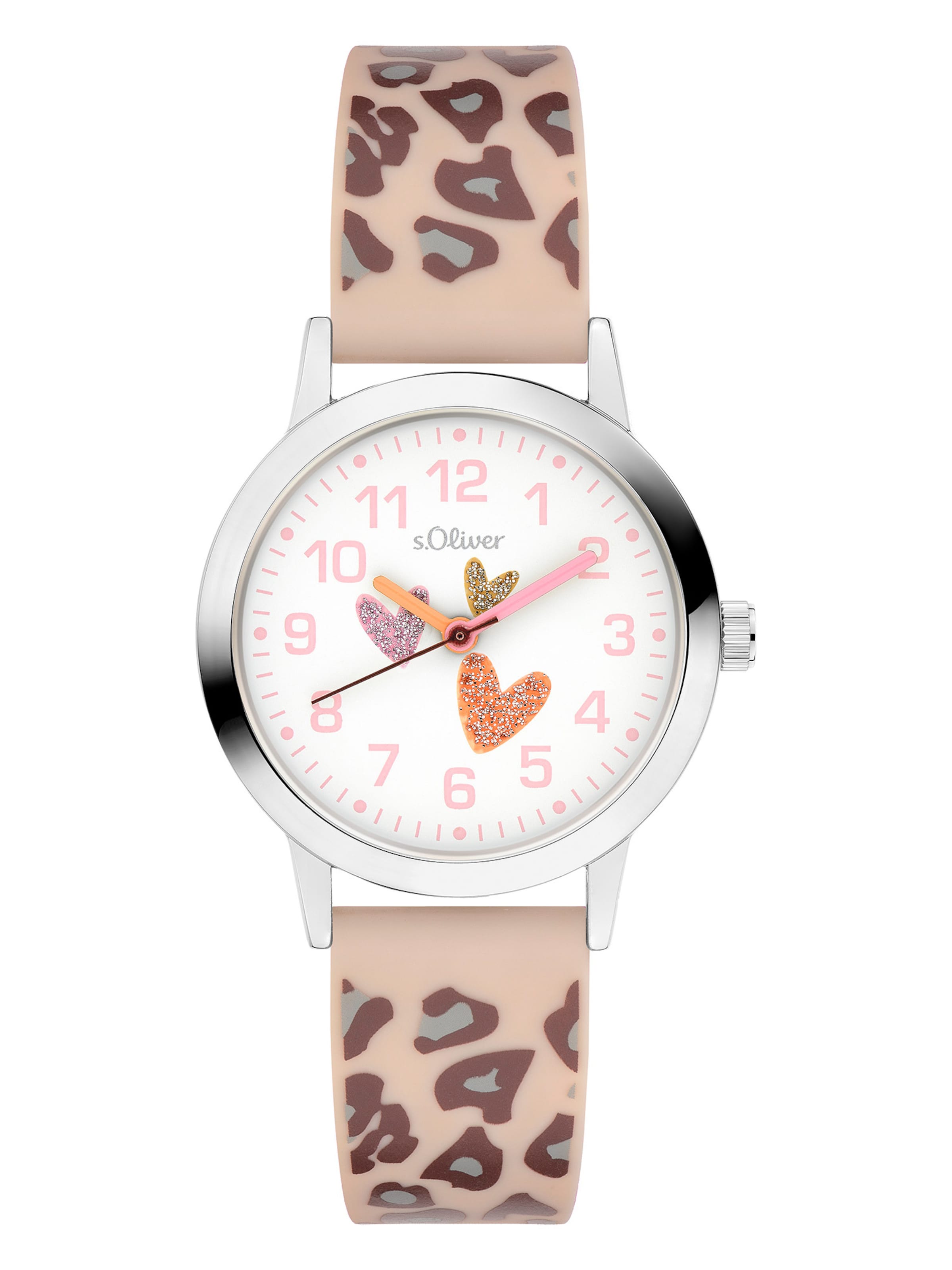 s.Oliver Uhr 'The Twinkle Fun' in Silber: Vorderseite