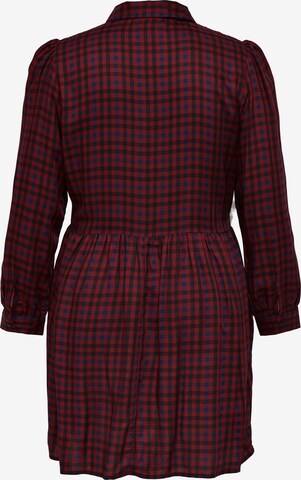 ONLY Carmakoma Shirt Dress 'Idalo' in Red