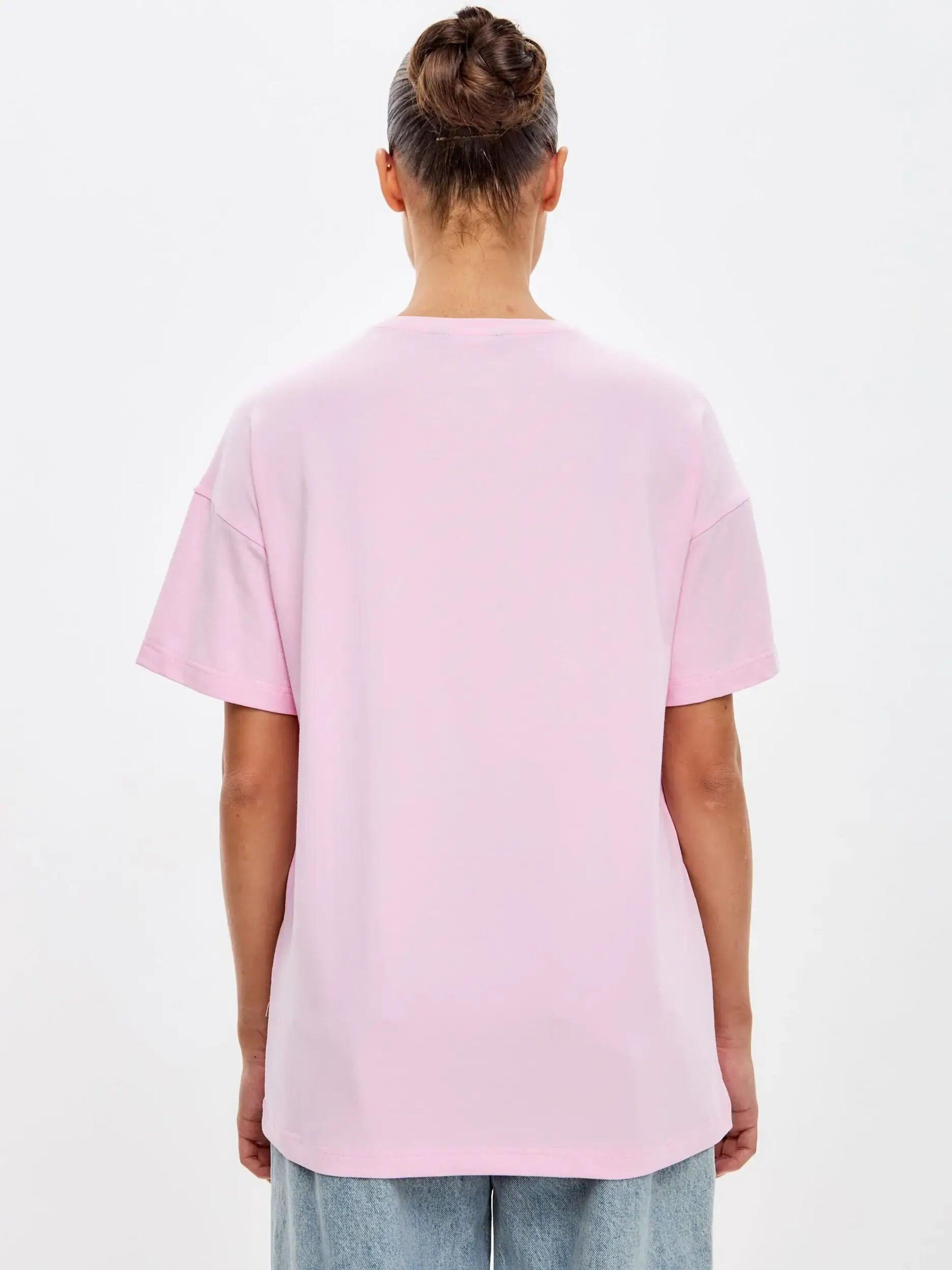 T-shirt 'Mother Cat with Kitty' Cat e Lolette en rose