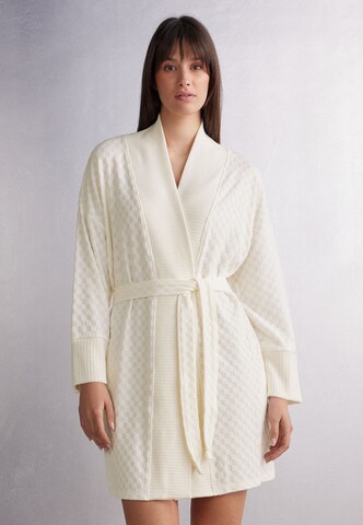 INTIMISSIMI Dressing Gown 'SPRING WONDERLAND' in Beige: front