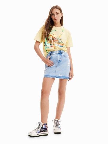 Desigual T-Shirt 'Palmer' in Gelb