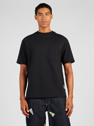 NN07 T-shirt 'Nat' i svart: framsida