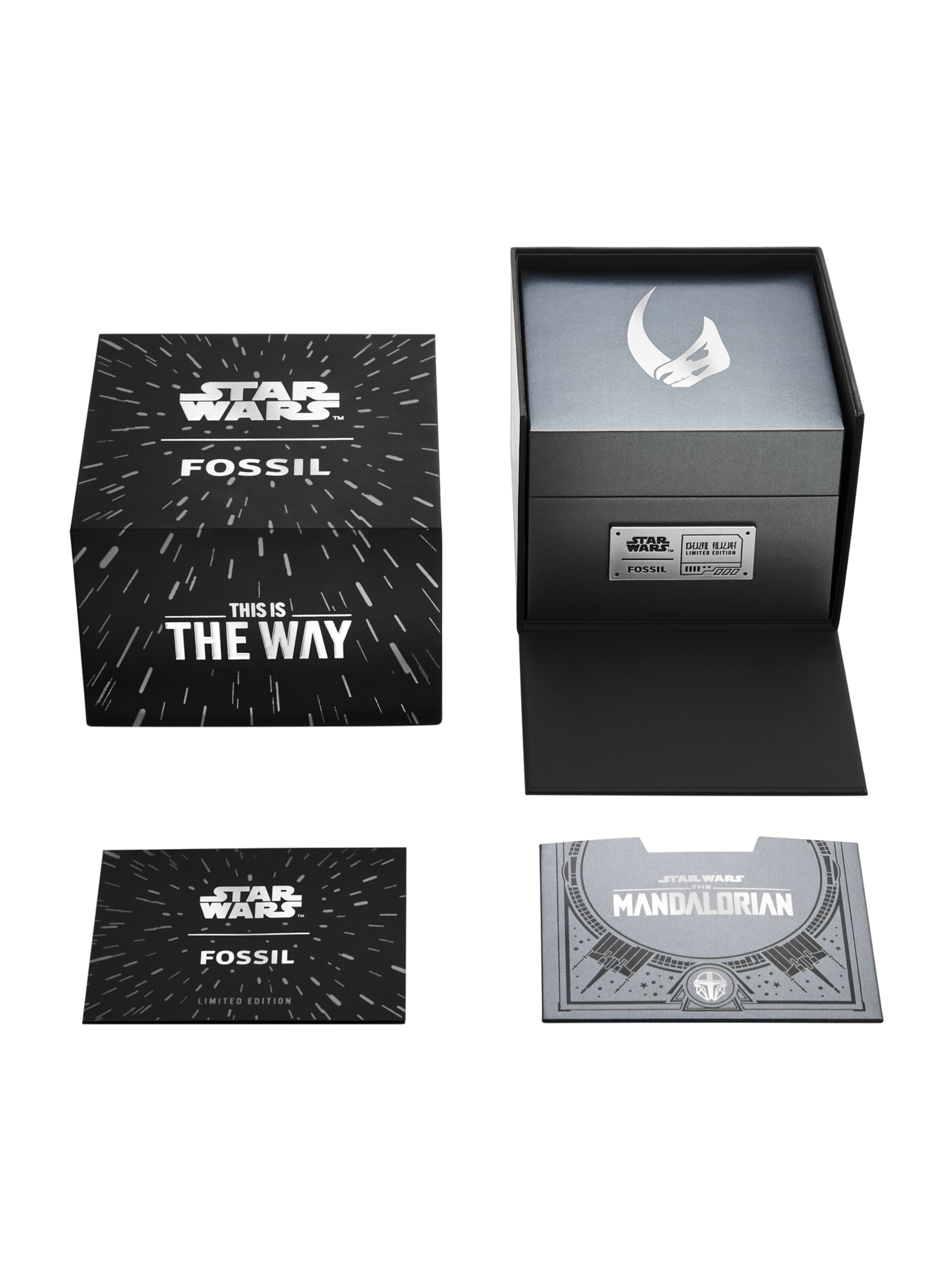 FOSSIL - Reloj analógico 'EVERETT MANDALORIAN' en marrón