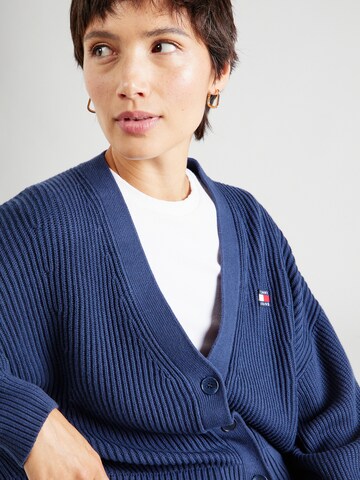 Tommy Jeans Knit Cardigan 'Essential' in Blue