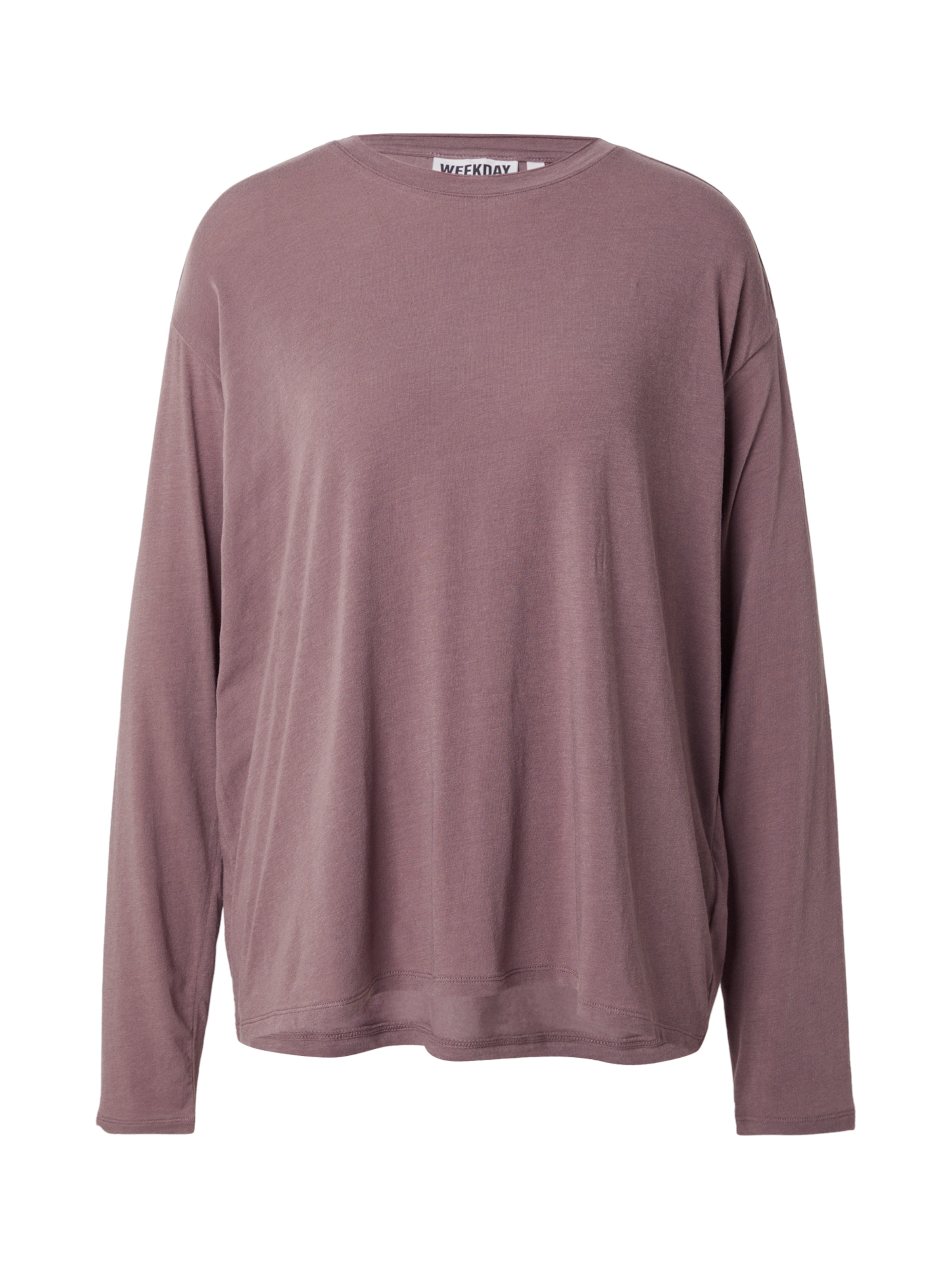 T-shirt WEEKDAY en gris : devant