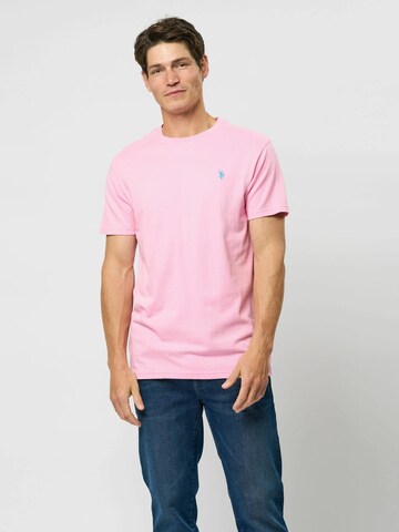 U.S. POLO ASSN. Bluser & t-shirts 'Arjun' i pink: forside