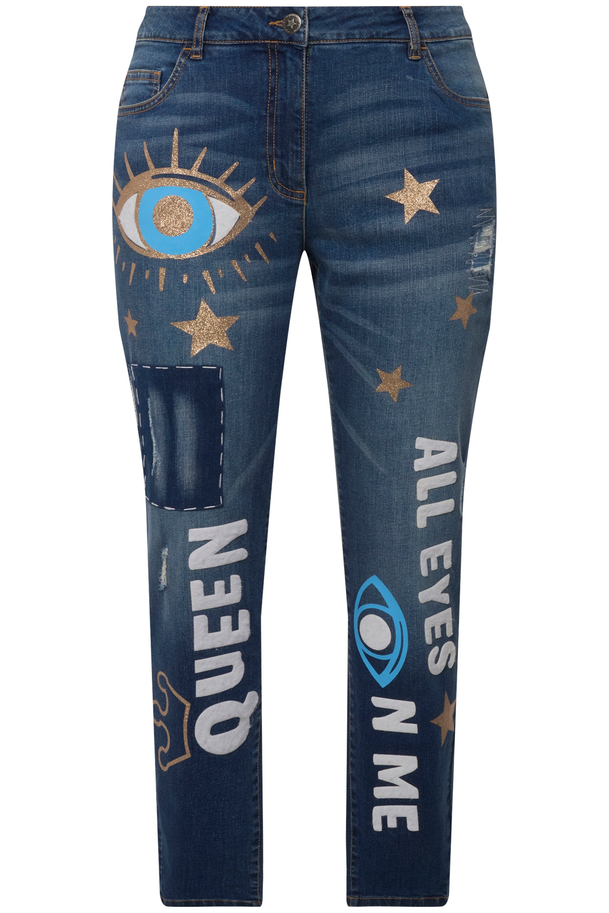 Angel of Style Skinny Jeans in Blauw: voorkant