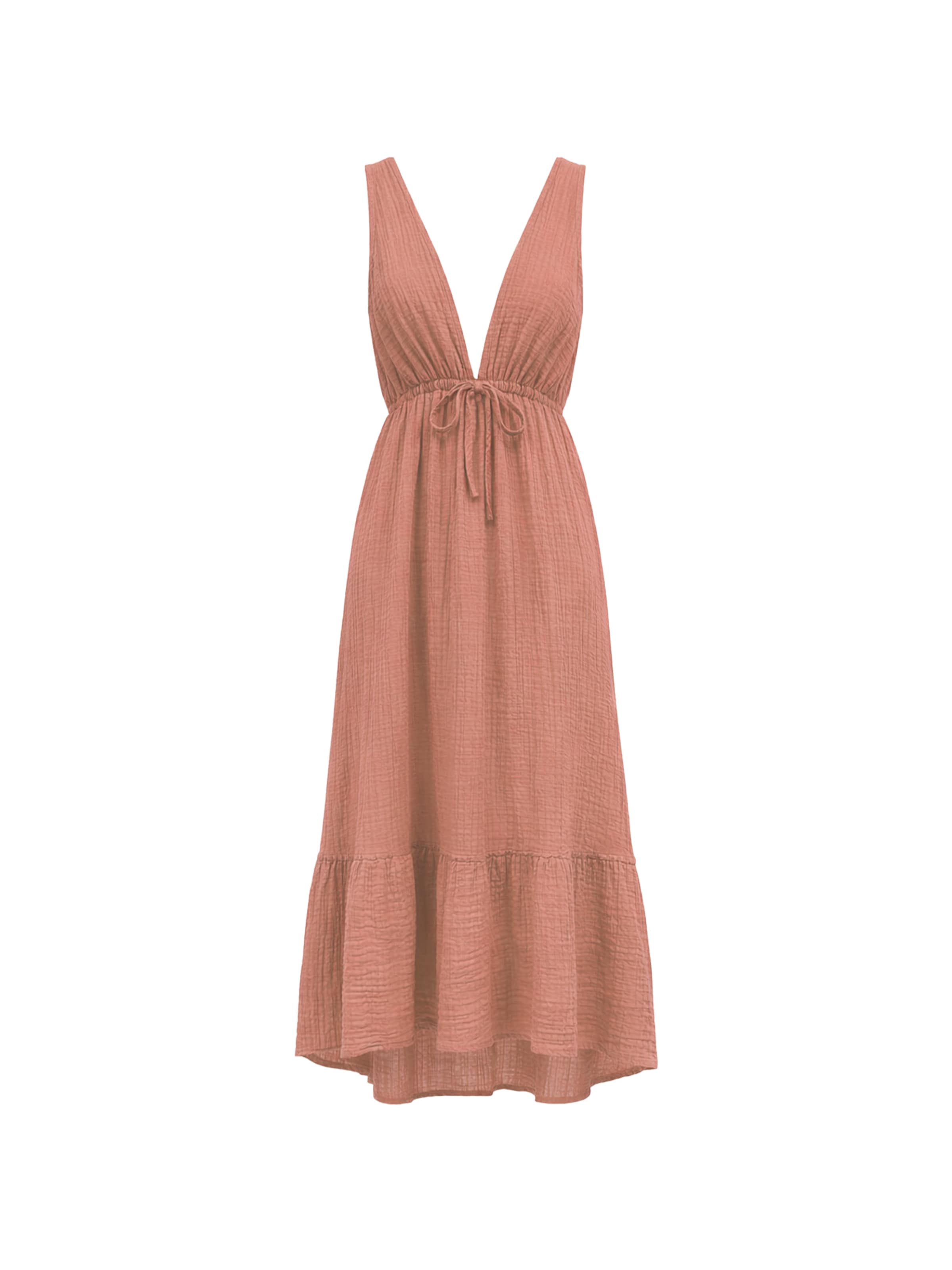 Haris Cotton Kleid‌‌‌‌‌‌‌‌‌ in Braun: Vorderseite
