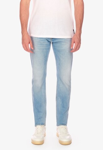 Le Temps Des Cerises Regular Jeans '700/11' in Blue: front