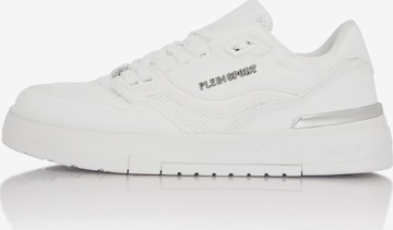 Plein Sport Platform trainers in White: front