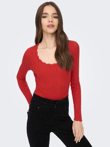 ONLY Sweater 'Dee' in Red: front